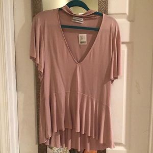 Soft urban outfitters top with a choker neckline.